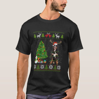 Perro de montaña de Santa Hat Ugly Sweater X