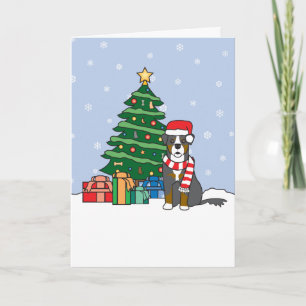 Perro de montaña y árbol de Navidad de Berna