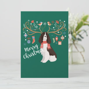 Perro de Navidad Reno Inglés Springer Spaniel