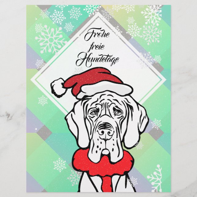Perro de Navidad Volante (Frente)