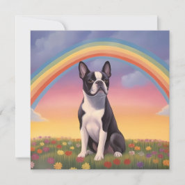 Perro de nombre personalizado del puente arcoiris