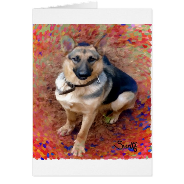 Perro de pastor alemán (Frente)