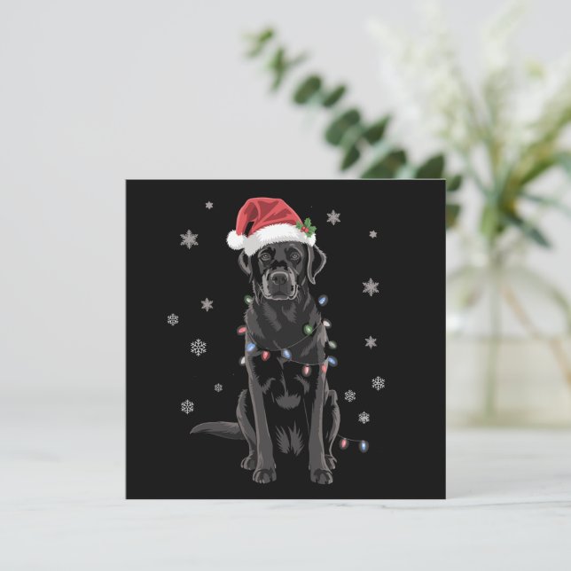 Perro de pijama de luces de árbol de Navidad de La (Anverso de pie)