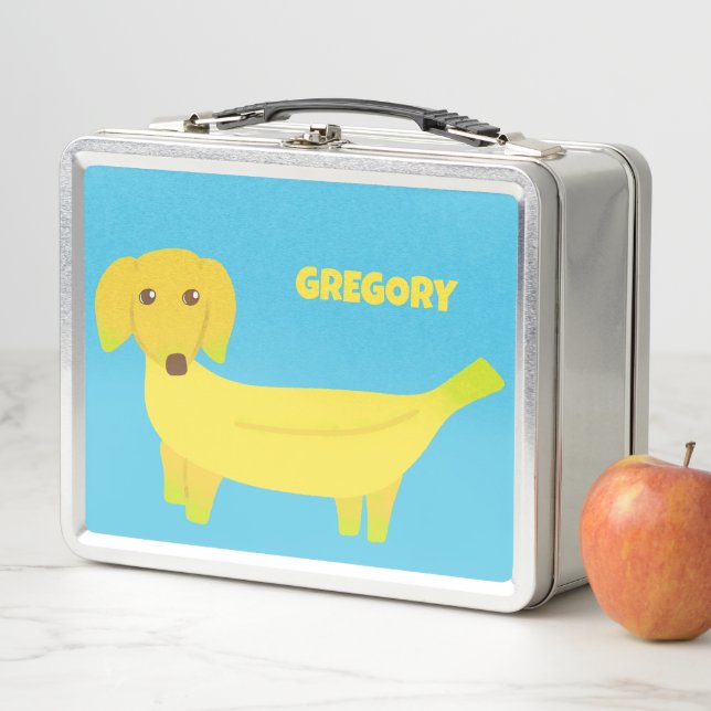 Perro de plátano lindo personalizado (In situ)