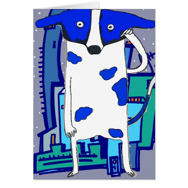 Perro de Punto Azul invade la Tierra (Frente)