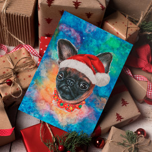 Perro de raza Griffon de Bruselas Navidad