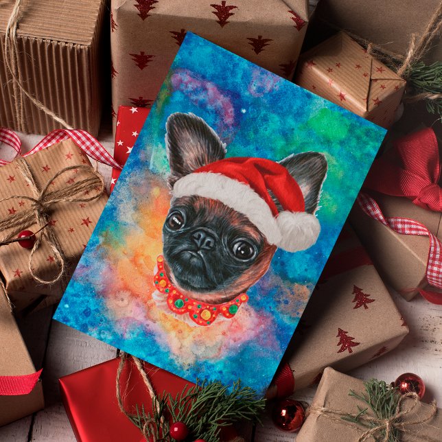 Perro de raza Griffon de Bruselas Navidad (Subido por el creador)