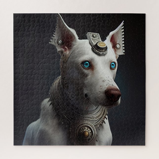 Perro de rompecabezas Robótico (Vertical)