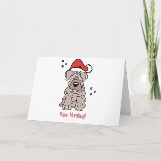 Perro de Sharpei del navidad (Anverso)