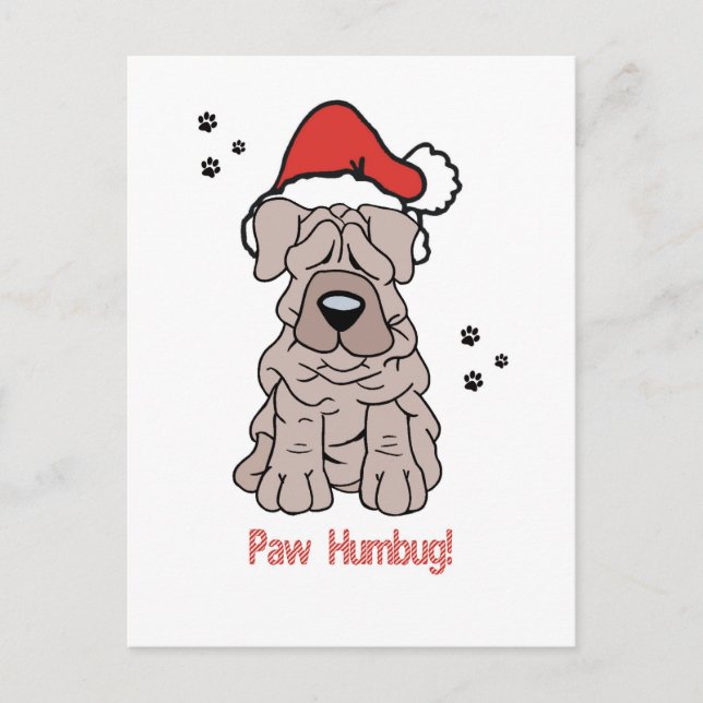 Perro de Sharpei del navidad (Anverso)