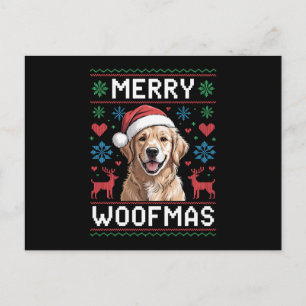 Perro de sombrero de Navidad Retriever Dorado Feli