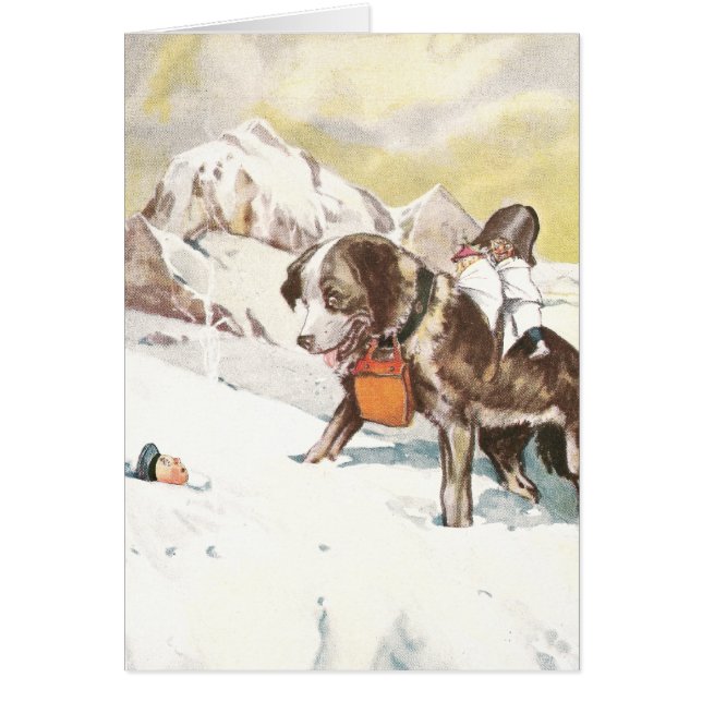 Perro de St Bernard al rescate (Frente)
