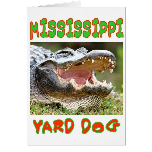 PERRO DE TAMAÑO DE MISSISSIPPI (Frente)
