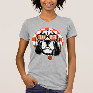 Perro de Tennessee Naranja Blanco Rocky Top TN