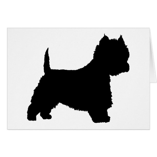Perro de Westie (negro) (Anverso (Horizontal))