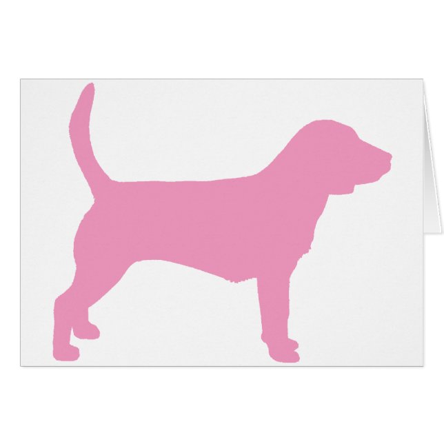 Perro del beagle (en rosa) (Anverso (Horizontal))