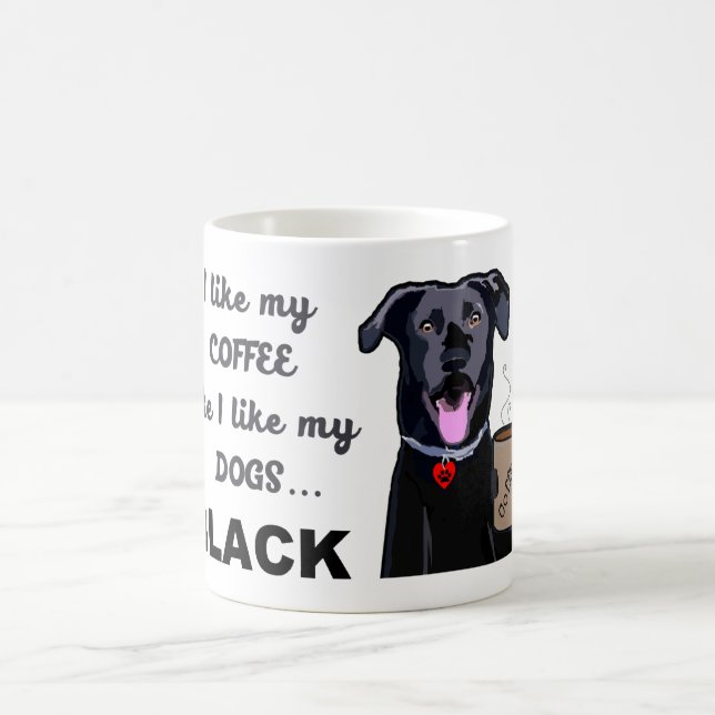 Perro del café sólo - taza de Labrador (Centro)