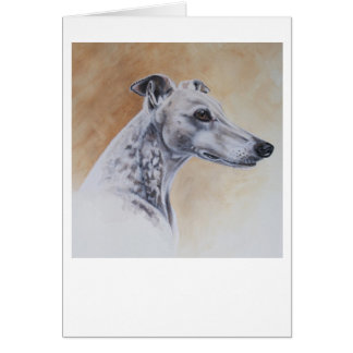 Perro del galgo pintado en Acuarela