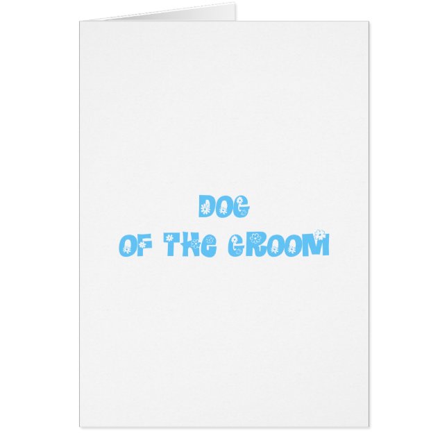 Perro del Groom (Frente)