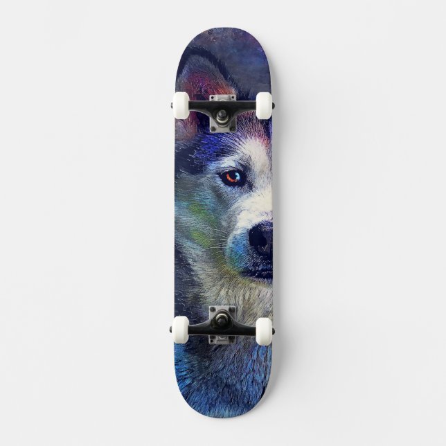 perro descascarillado de patineta #skateboard #hus (Anverso)