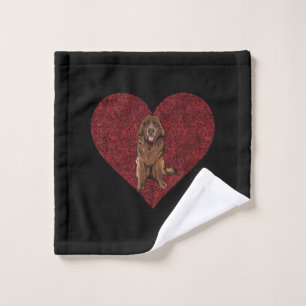 perro día de San Valentín Newfie Lover Present