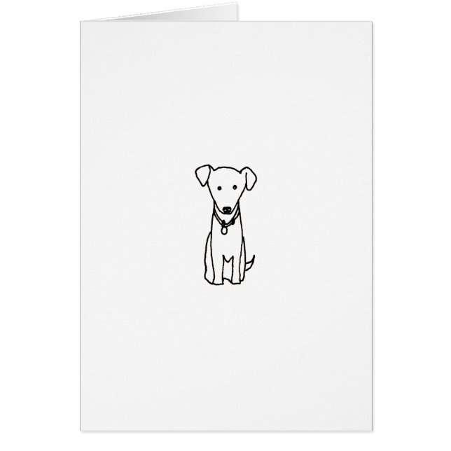 Perro - diseño lindo del logotipo del arte del (Frente)