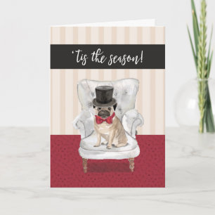 Perro divertido del barro amasado del navidad en