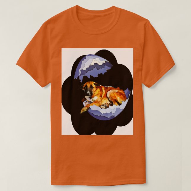 Perro en la camisa de huevo (Diseño del anverso)