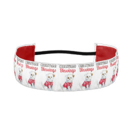 Perro En Sudaderas Bandas De La Cabeza No Deslizan