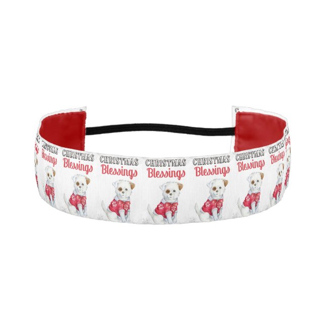 Perro En Sudaderas Bandas De La Cabeza No Deslizan (Anverso)