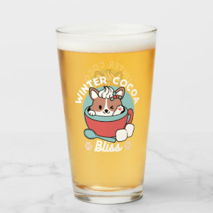 Perro en taza festiva para vibraciones de vacacion