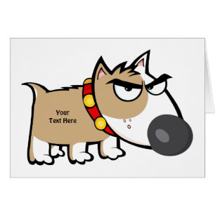 Perro enojado de Brown (personalizable)