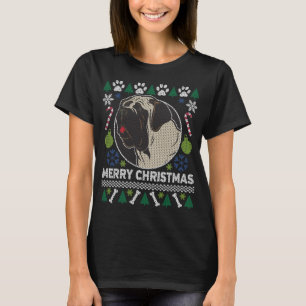 Perro enredadera engorda Navidades feos suéter