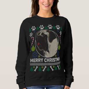 Perro enredadera engorda Navidades feos suéter