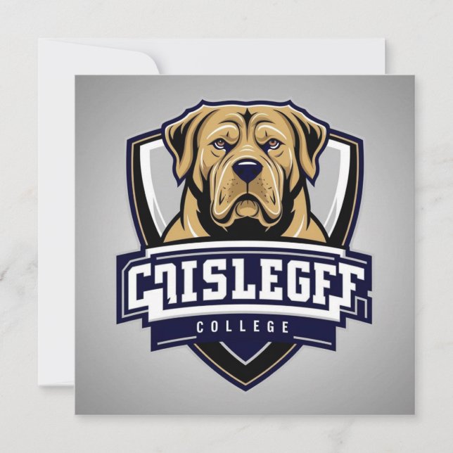 Perro espumoso: Logo del Colegio (Anverso)