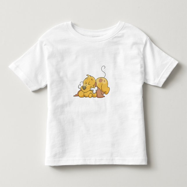 Perro feliz con las camisetas y los regalos del (Anverso)