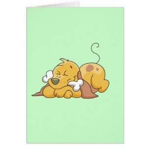 Perro feliz con las camisetas y los regalos del hu