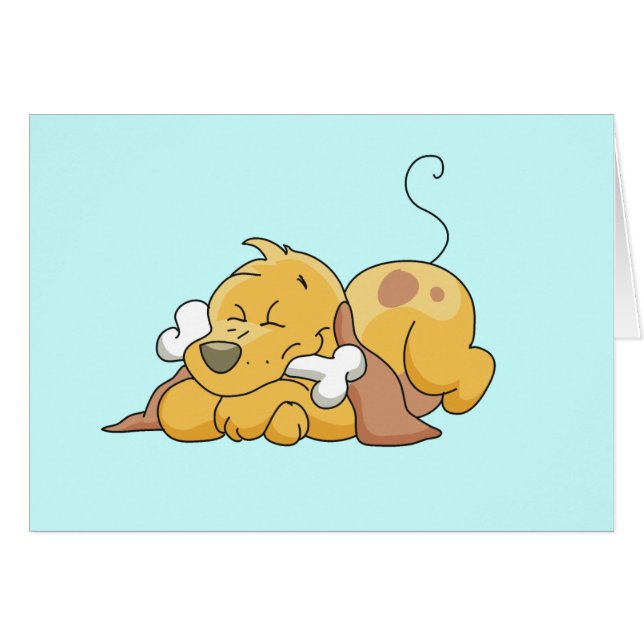 Perro feliz con las camisetas y los regalos del hu (Anverso (Horizontal))