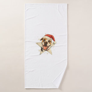 Perro feliz en temporada festiva para perros