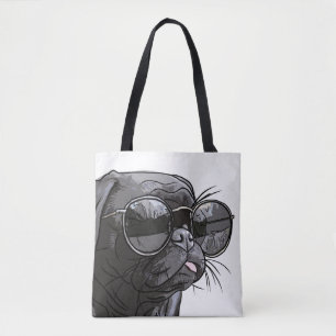 Perro fresco - colección/la bolsa de asas lindas