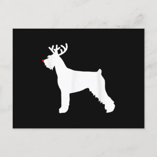perro gigante schnauzer reno navidad