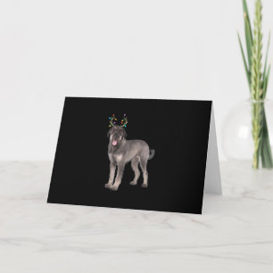 perro gigante schnauzer reno navidad sudor de perr