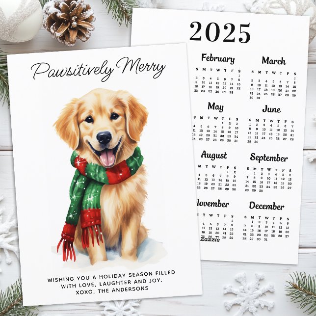 Perro Golden Retriever Calendario 2026 Navidad Bon (Subido por el creador)