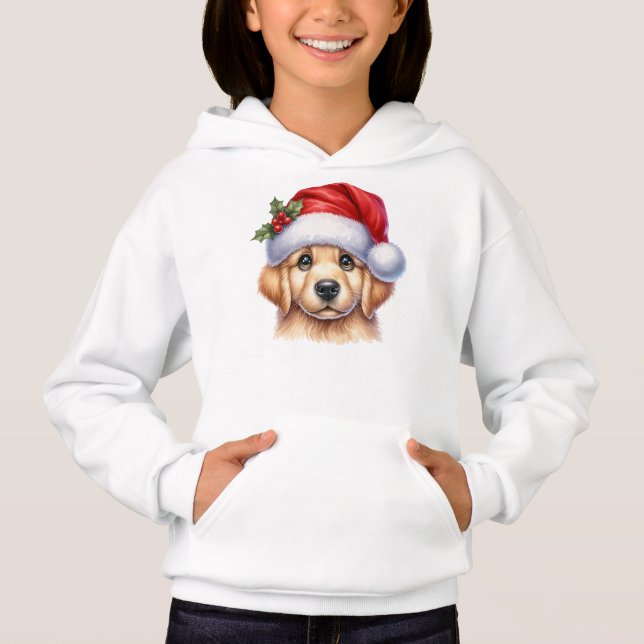 Perro Golden Retriever con Santa Claus Style-82535 (Anverso)