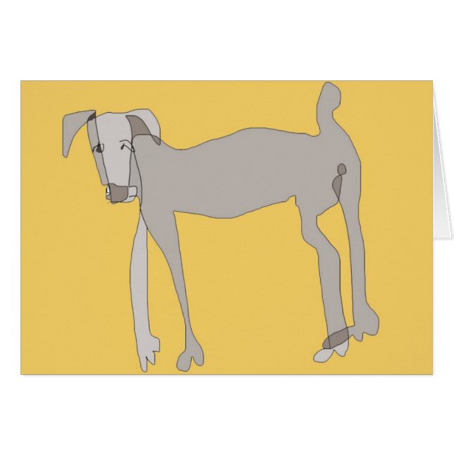 Perro gris (Anverso (Horizontal))