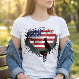 Perro guardián americano - Camiseta Doberman Pinsc