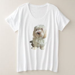 Perro Havanese, camiseta de tamaño superior