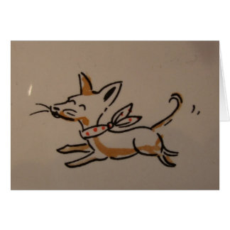 Perro ilustrado - chihauhau