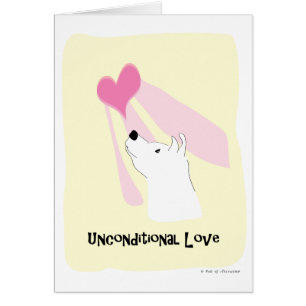 Perro incondicional del amor - pata de la