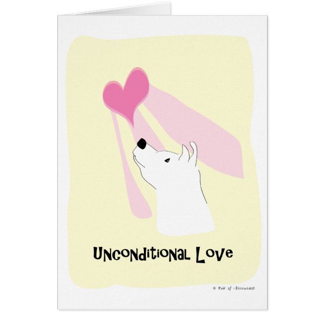 Perro incondicional del amor - pata de la (Frente)